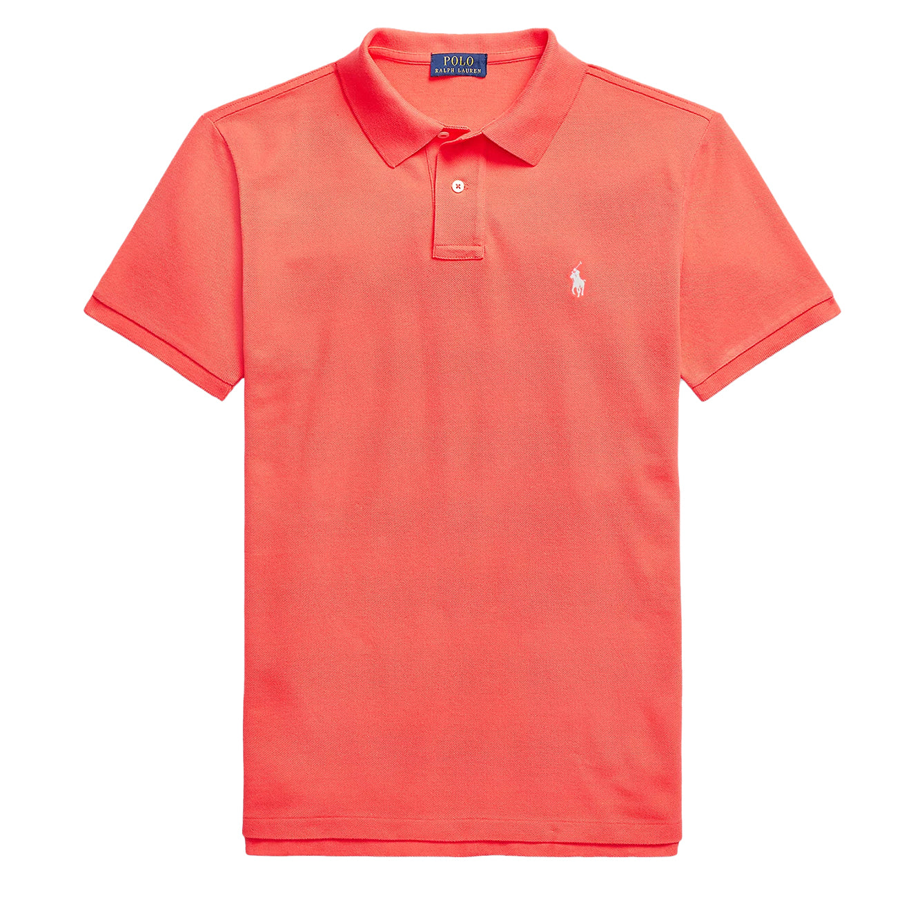 Polo Ralph Lauren Custom Slim Fit Classic Polo Pale Red - The Sporting Lodge