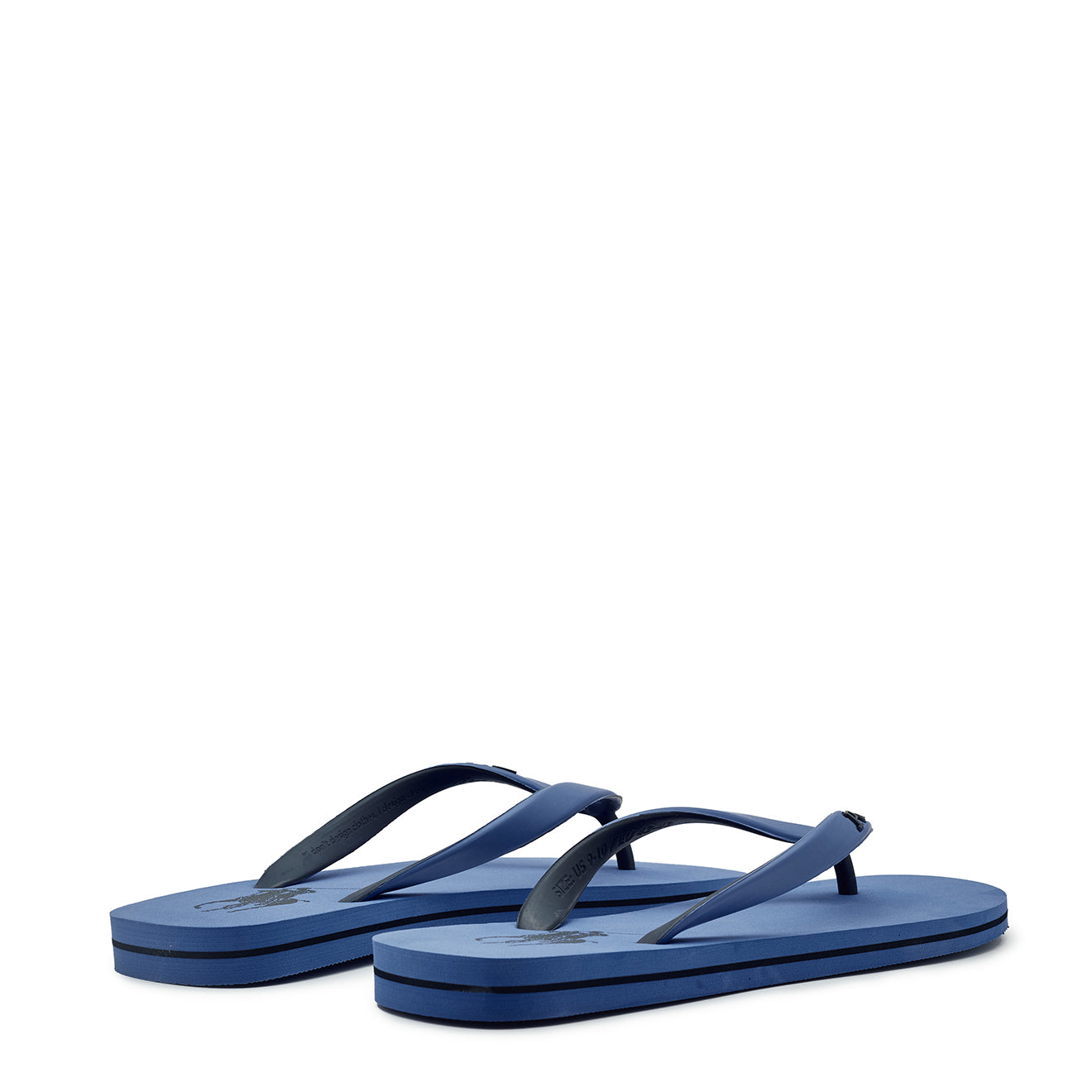 Ralph lauren navy blue flip flops hotsell