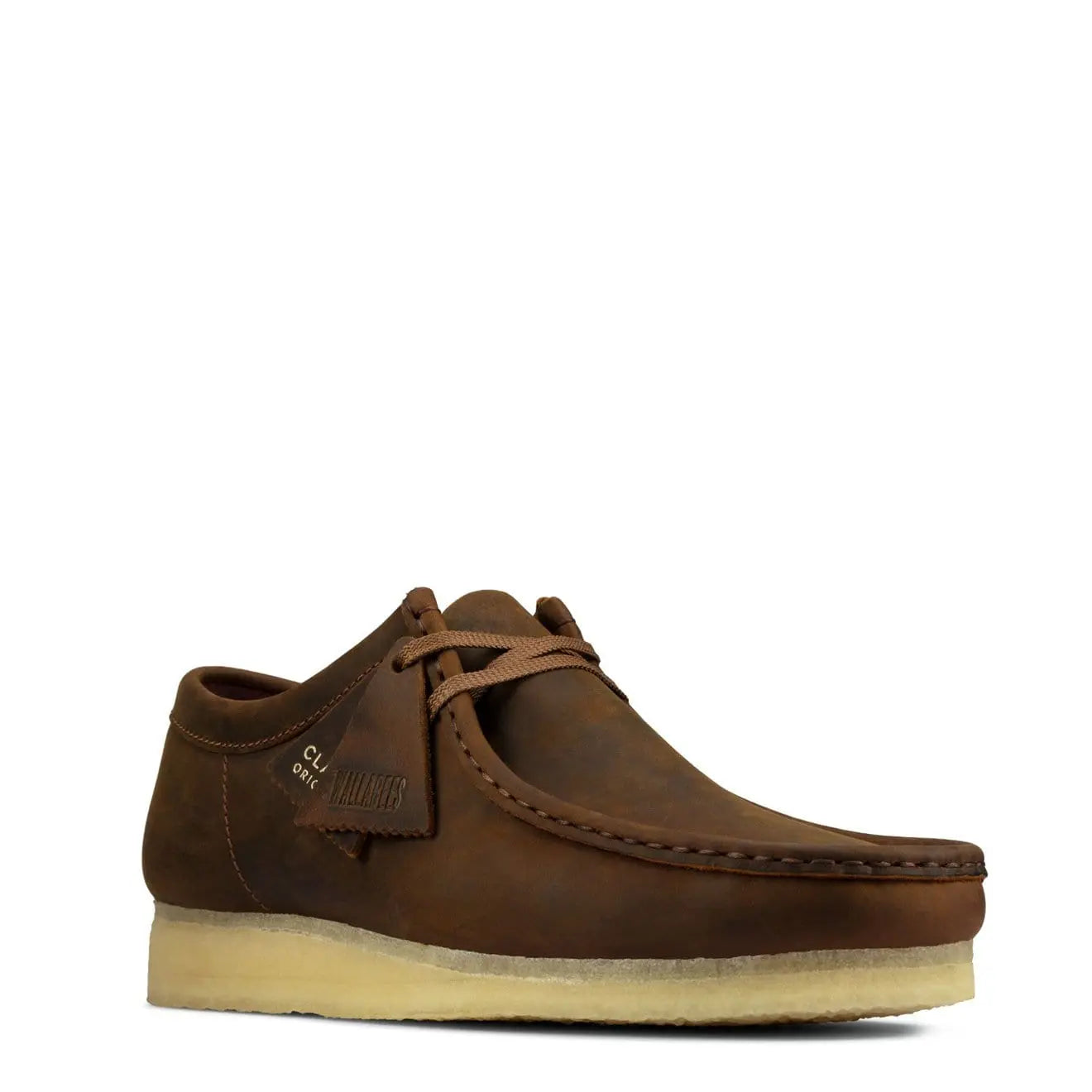 Clarks Originals Wallabee Shoes Beeswax Leather - The Sporting Lodge