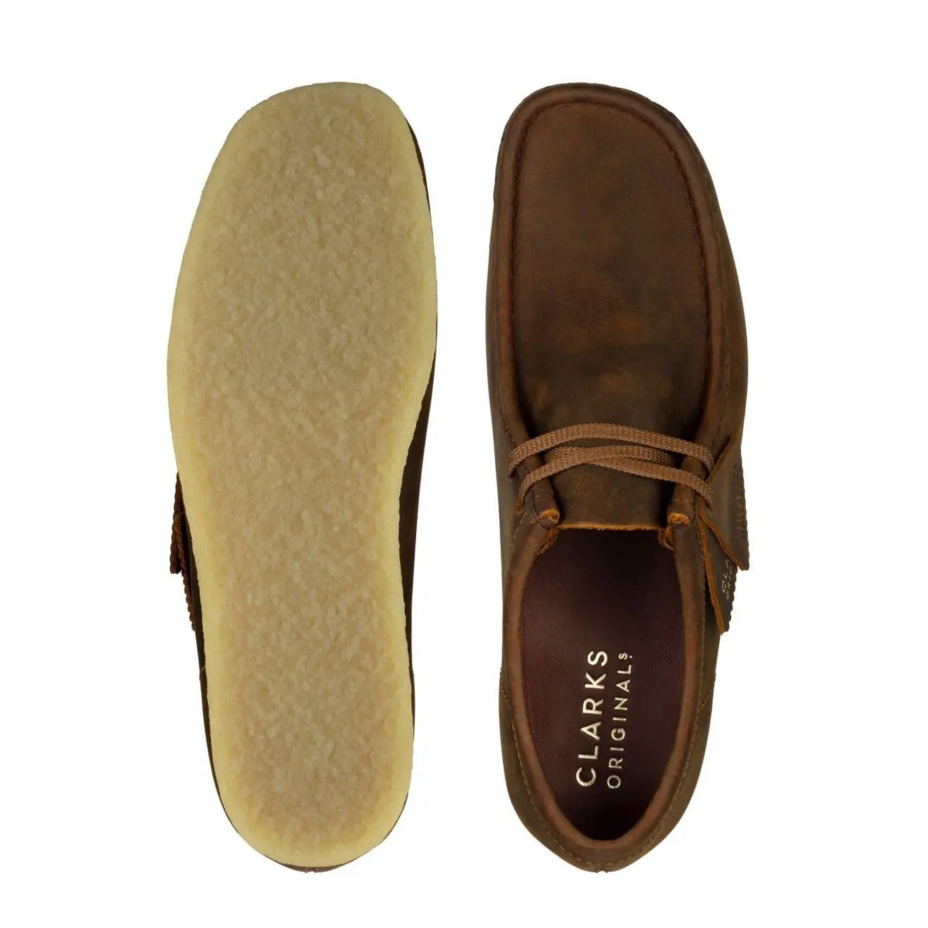 Clarks Originals Wallabee Shoes Beeswax Leather - The Sporting Lodge