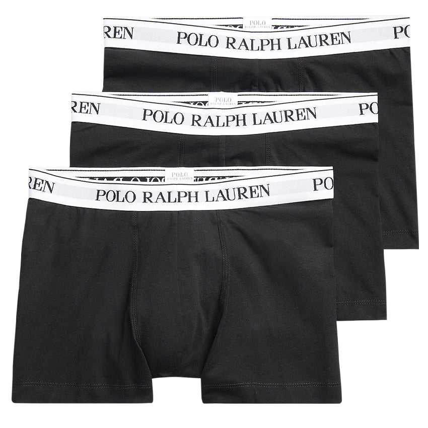 Polo Ralph Lauren Classic Trunk 3-Pack Black / White - The Sporting Lodge