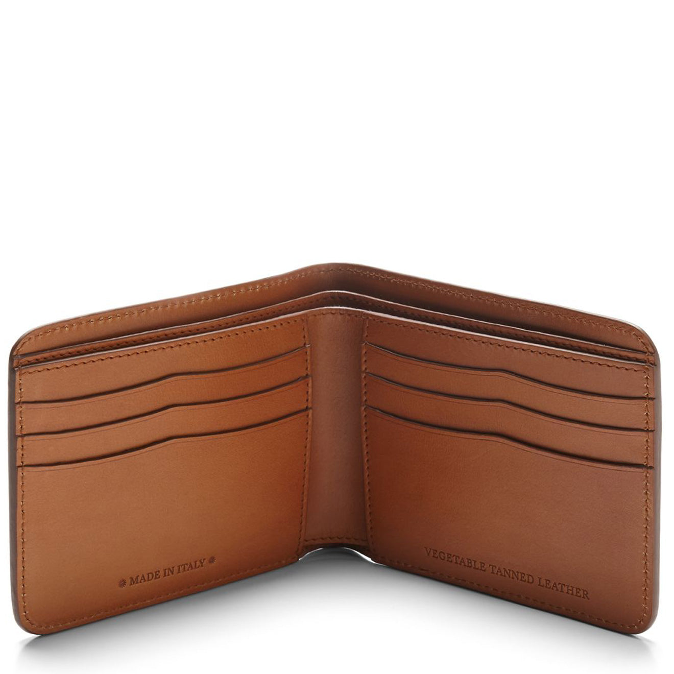 James Purdey Vegetable Tanned Leather Billfold Wallet London Tan - The Sporting Lodge