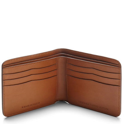 James Purdey Vegetable Tanned Leather Billfold Wallet London Tan - The Sporting Lodge