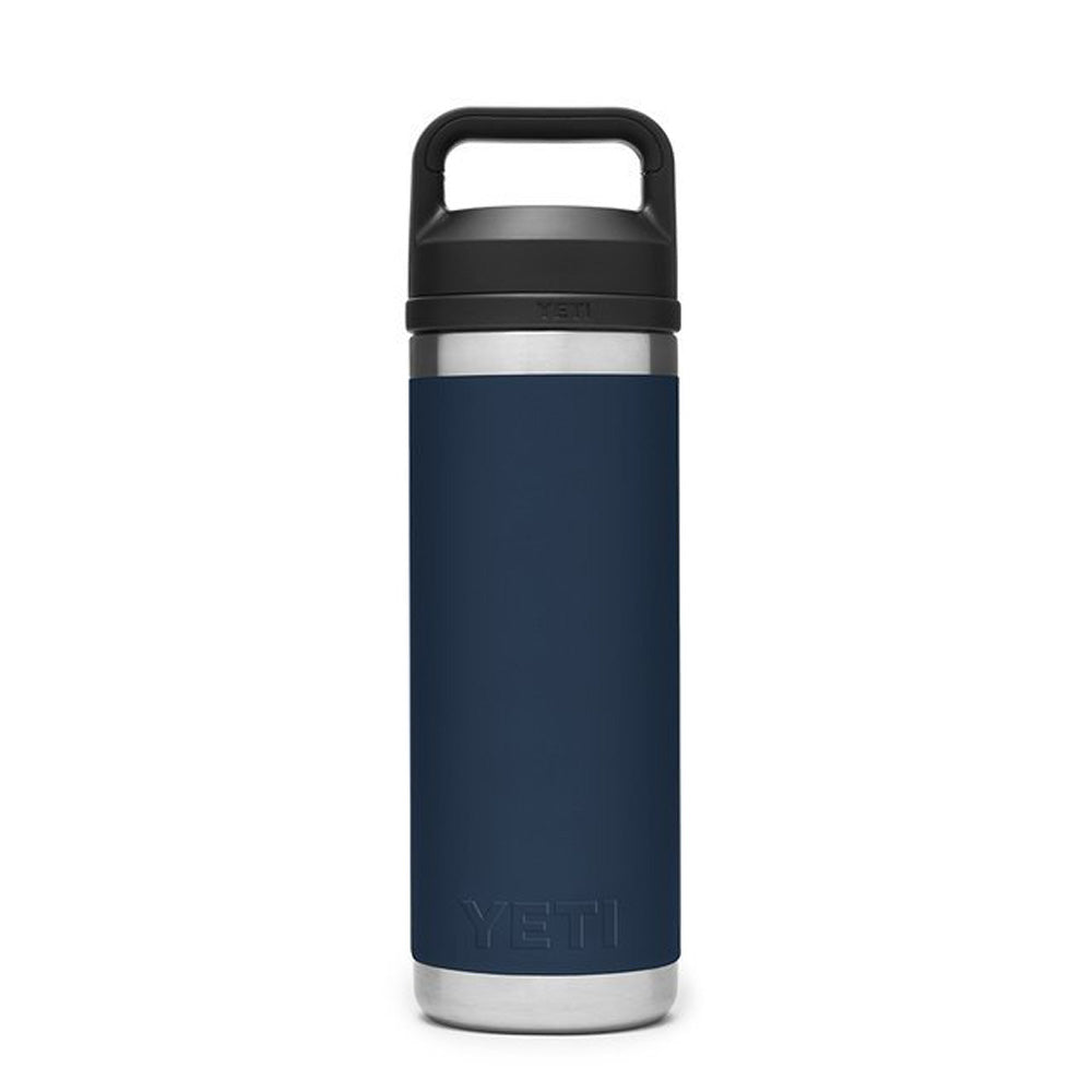 YETI Rambler 18oz Bottle Chug Navy - The Sporting Lodge