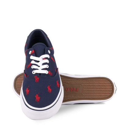 Polo Ralph Lauren Thorton Trainer Low Top Newport Navy - The Sporting Lodge