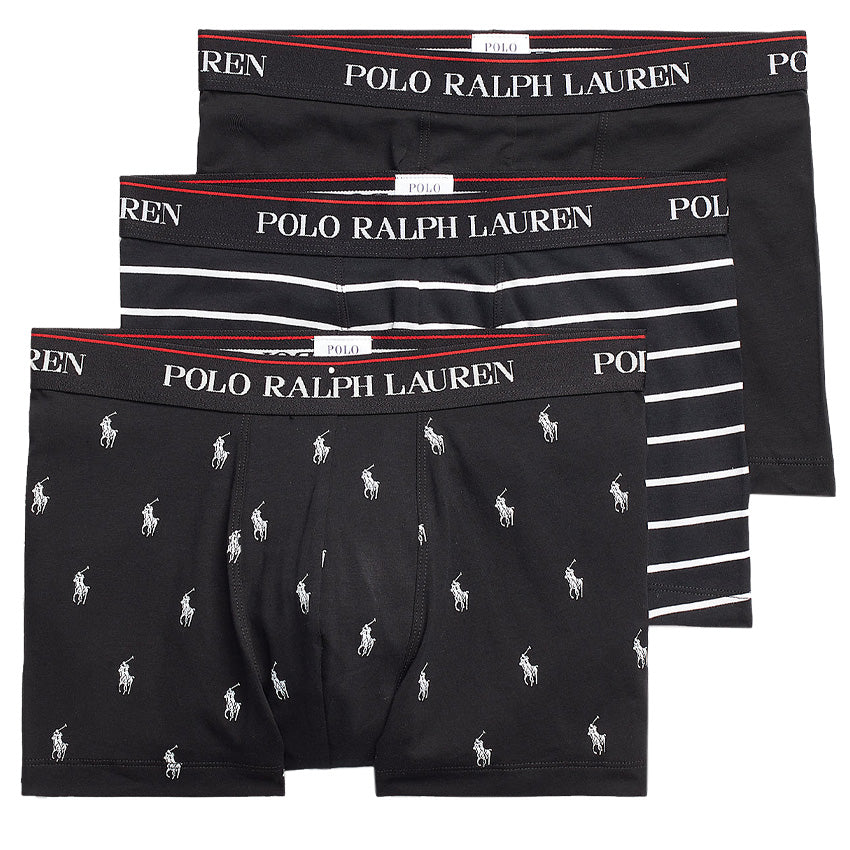 Polo Ralph Lauren Classic Trunk 3-Pack Black / Black White / Black PP - The Sporting Lodge