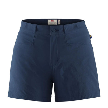 Fjallraven Womens High Coast Light Shorts Navy - The Sporting Lodge