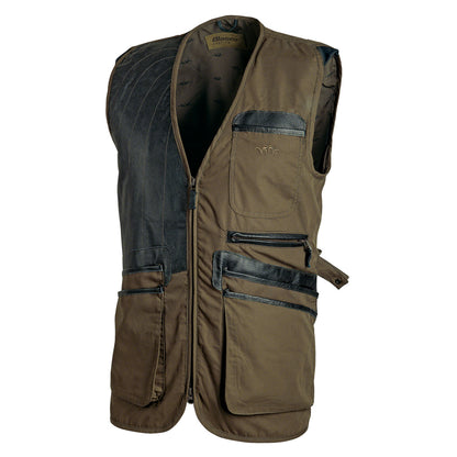 Blaser 4-Season Shooting Vest Left Brown / Olive - The Sporting Lodge