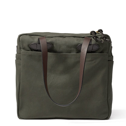 Filson Tote Bag with Zipper Otter Green - The Sporting Lodge