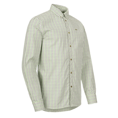 Blaser Tristan L/S Check Shirt Olive / Beige - The Sporting Lodge