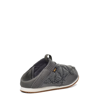 Teva Womens ReEmber Fleece Moc Dark Gull Grey - The Sporting Lodge