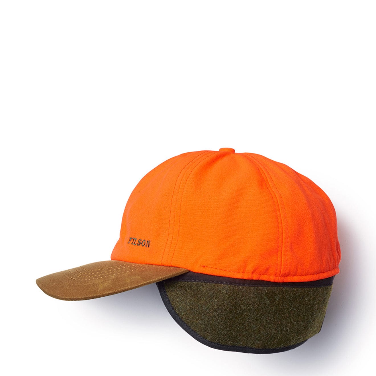 Blaze orange cap with ear flaps online