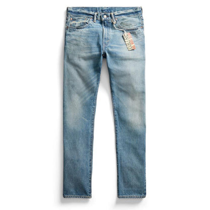 RRL by Ralph Lauren High Slim Fit Selvedge Jean Colloway Wash - The Sporting Lodge