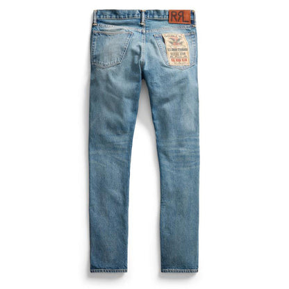 RRL by Ralph Lauren High Slim Fit Selvedge Jean Colloway Wash - The Sporting Lodge