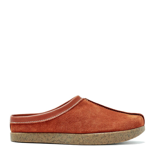 Yogi Suede Centre Seam Mule Chestnut Brown - The Sporting Lodge