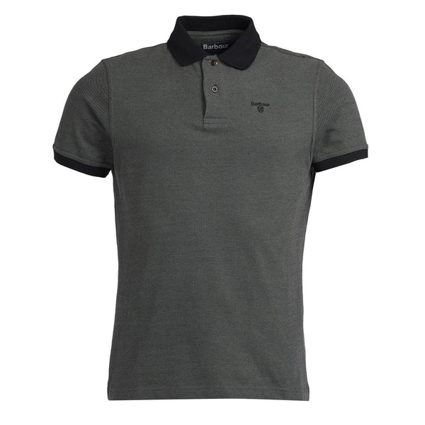 Barbour Sports Polo Mix Black The Sporting Lodge