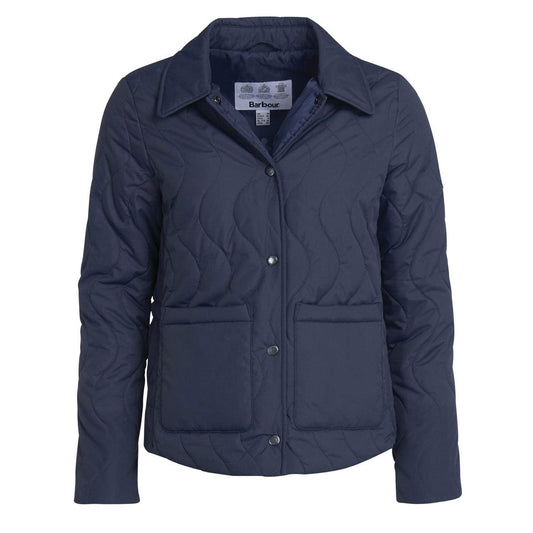 Barbour Womens Barmouth Quilted Jacket Summer Navy - The Sporting Lodge