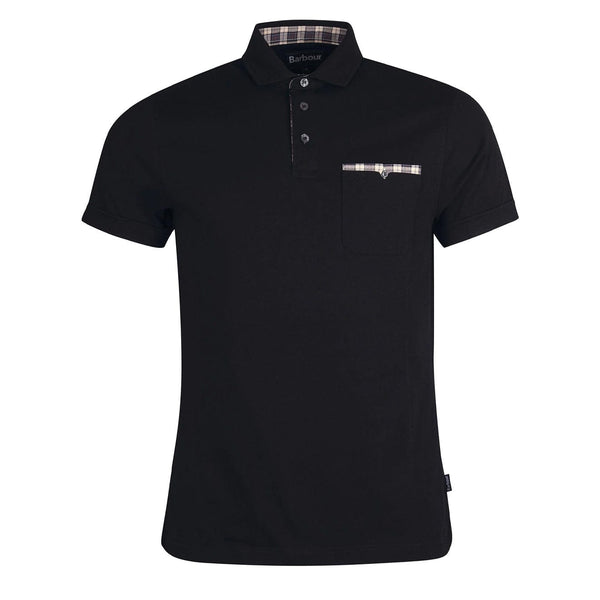 Barbour Corpatch Polo Shirt Black The Sporting Lodge