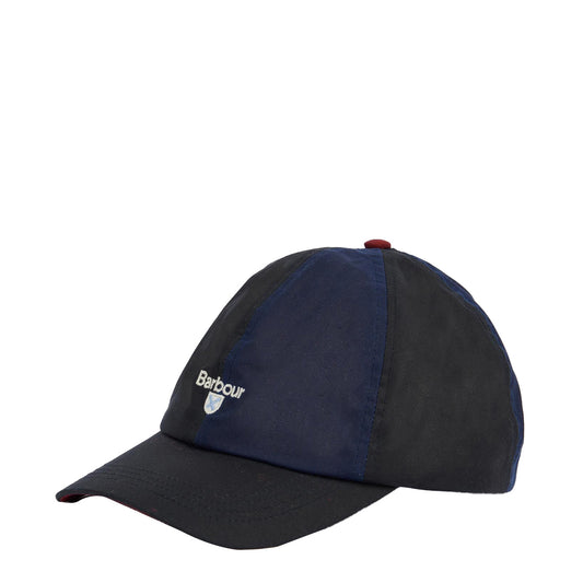 Barbour Alderton Sports Cap Navy / Indigo / Biking Red - The Sporting Lodge