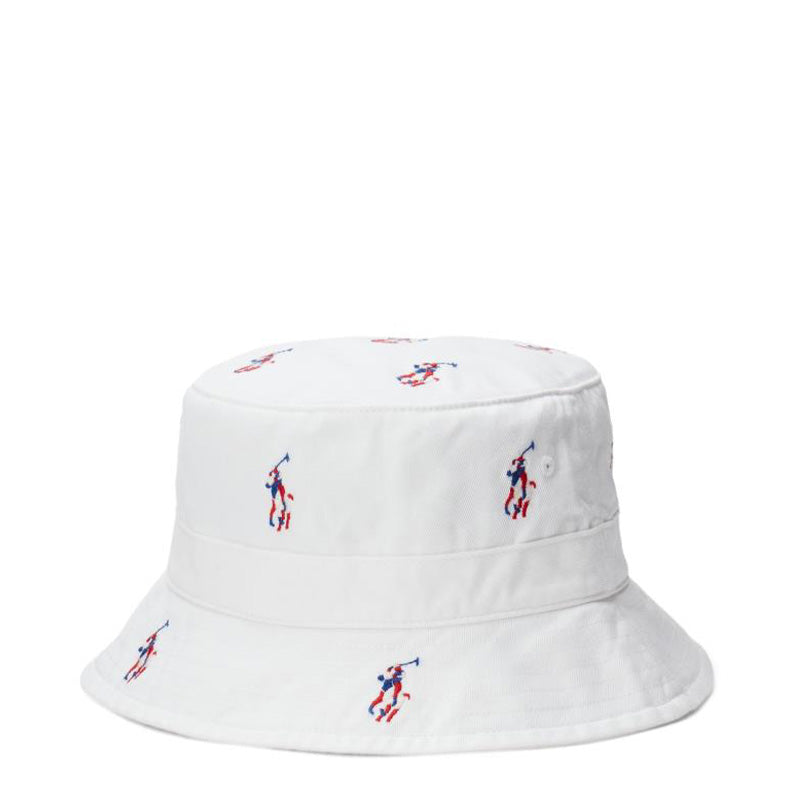 Polo Ralph discount Lauren multi horse mongram bucket hat