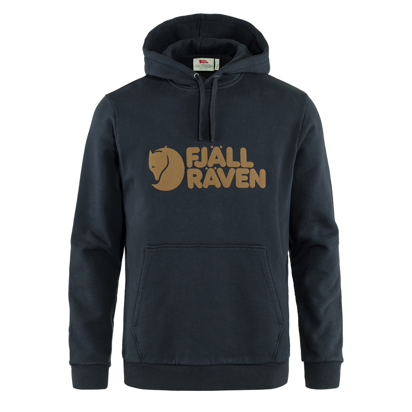 Fjallraven Logo Hoodie Dark Navy - The Sporting Lodge