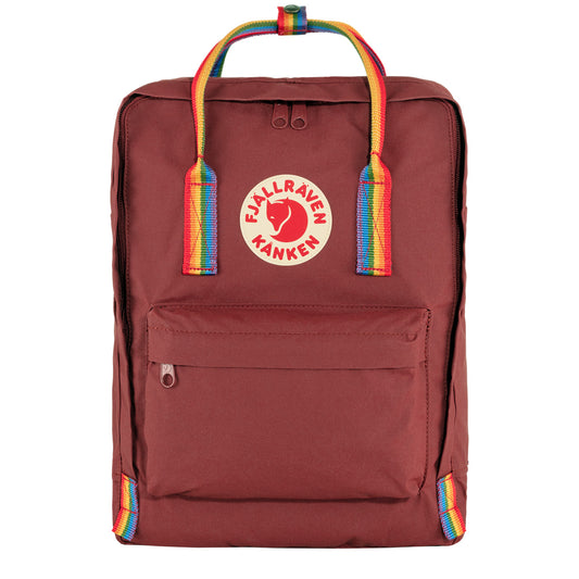 Fjallraven Kanken Classic Backpack Ox Red / Rainbow Pattern - The Sporting Lodge