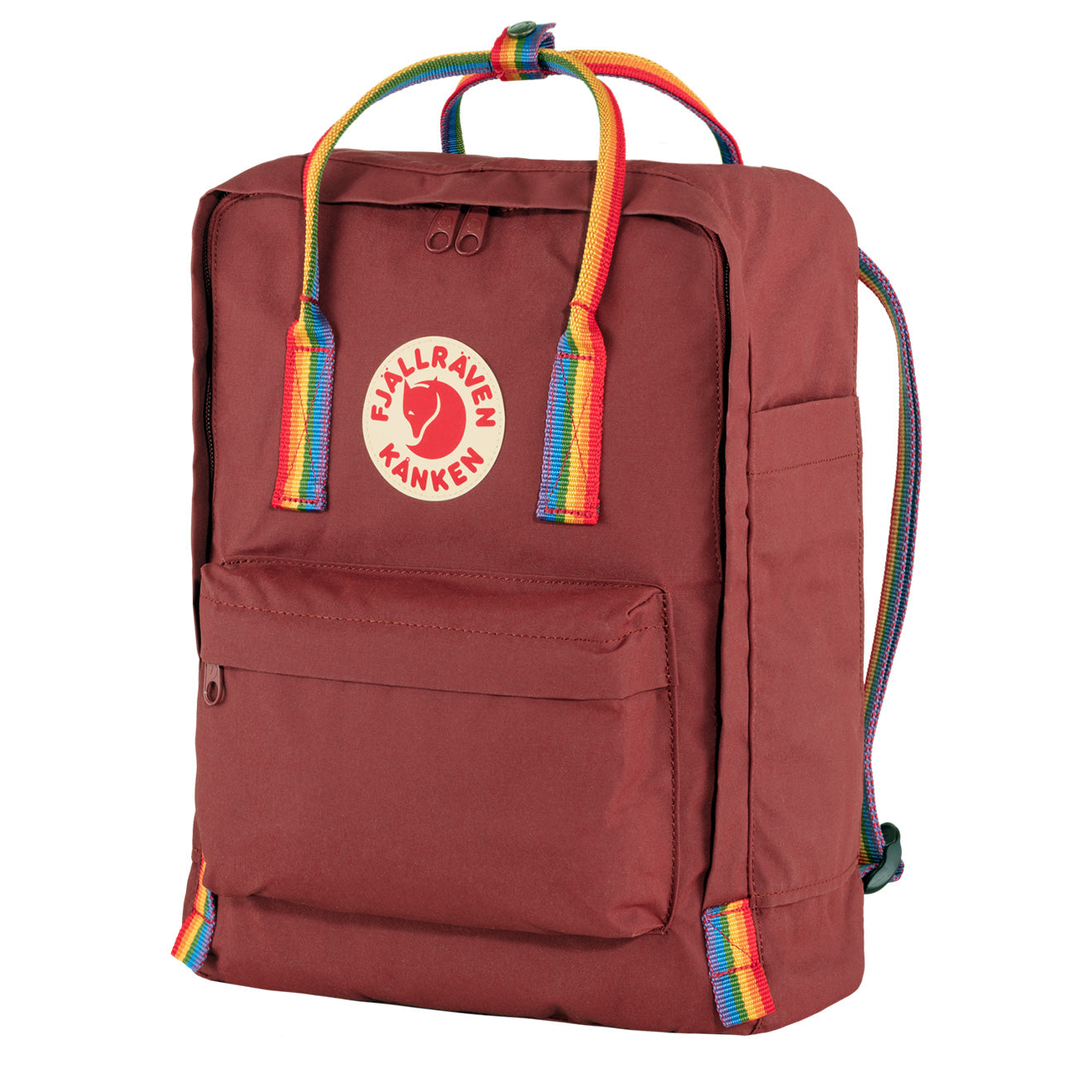 Fjallraven Kanken Classic Backpack Ox Red / Rainbow Pattern - The Sporting Lodge