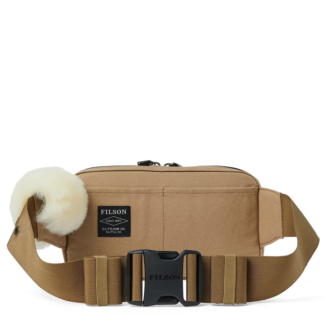 Filson Compact Fishing Waist Pack Dark Tan - The Sporting Lodge