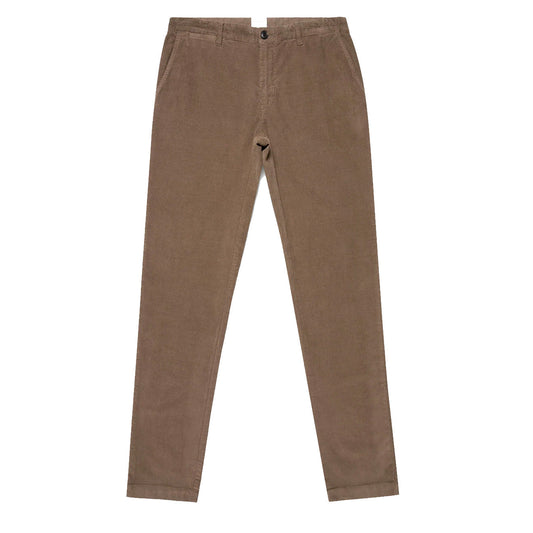 Sunspel Corduroy Slim Fit Trouser Dark Stone - The Sporting Lodge