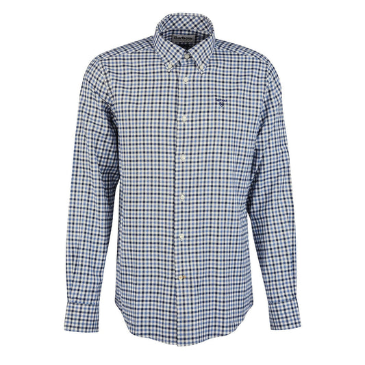 Barbour Finkle Tailored Fit Shirt Navy - The Sporting Lodge