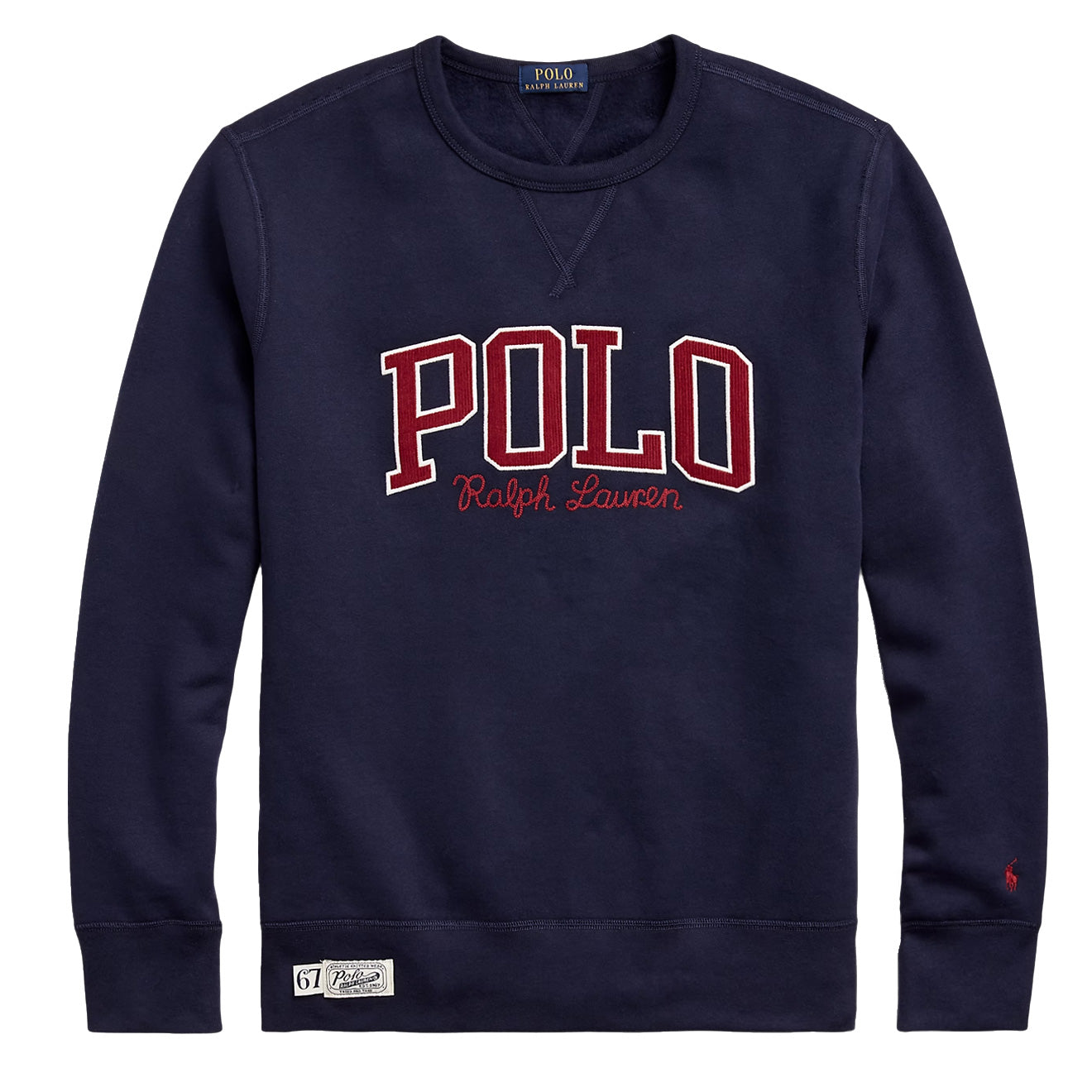 Polo Ralph Lauren The RL Fleece Logo Sweatshirt Cruise Navy | The ...