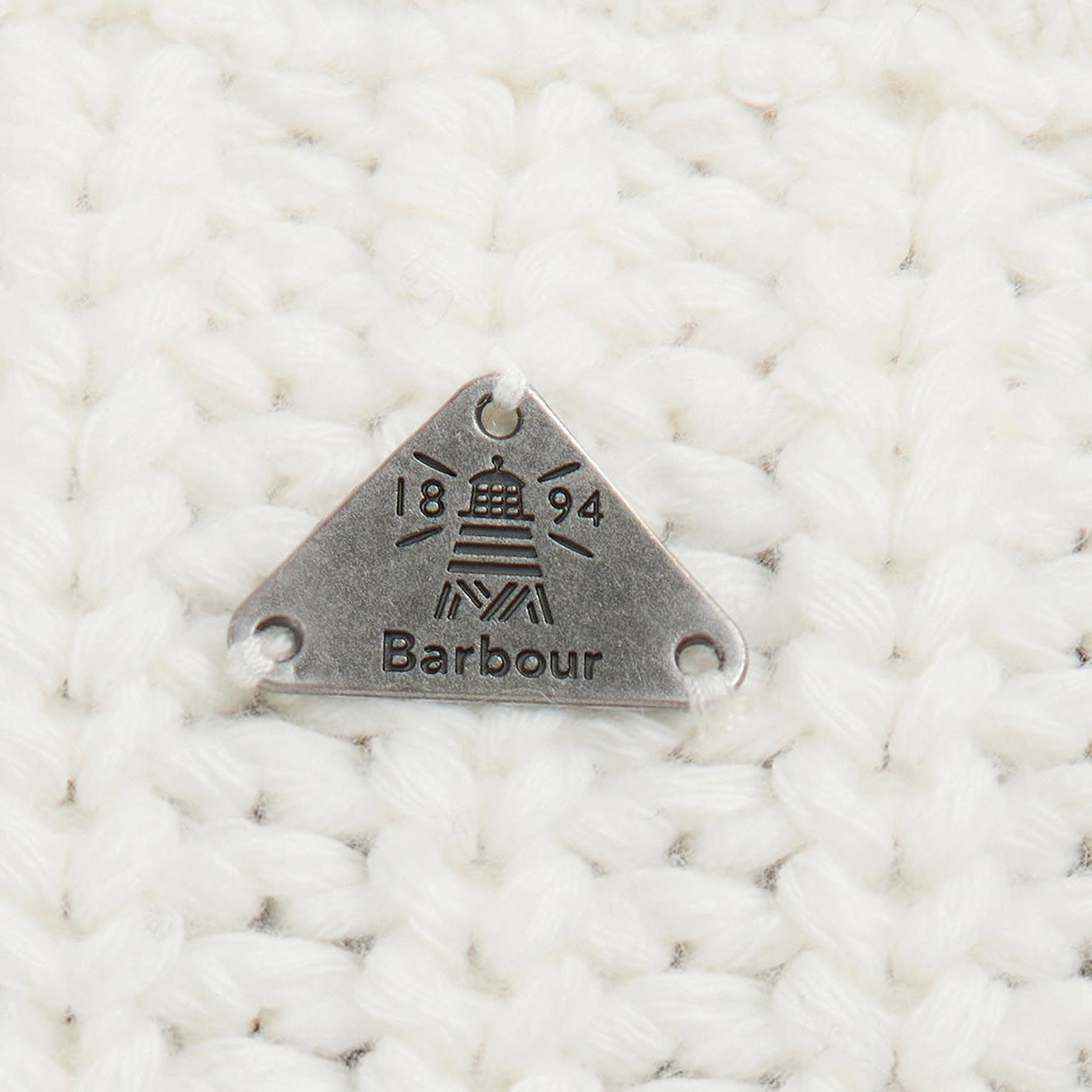 Barbour Womens Greenwell Knit Cream - The Sporting Lodge