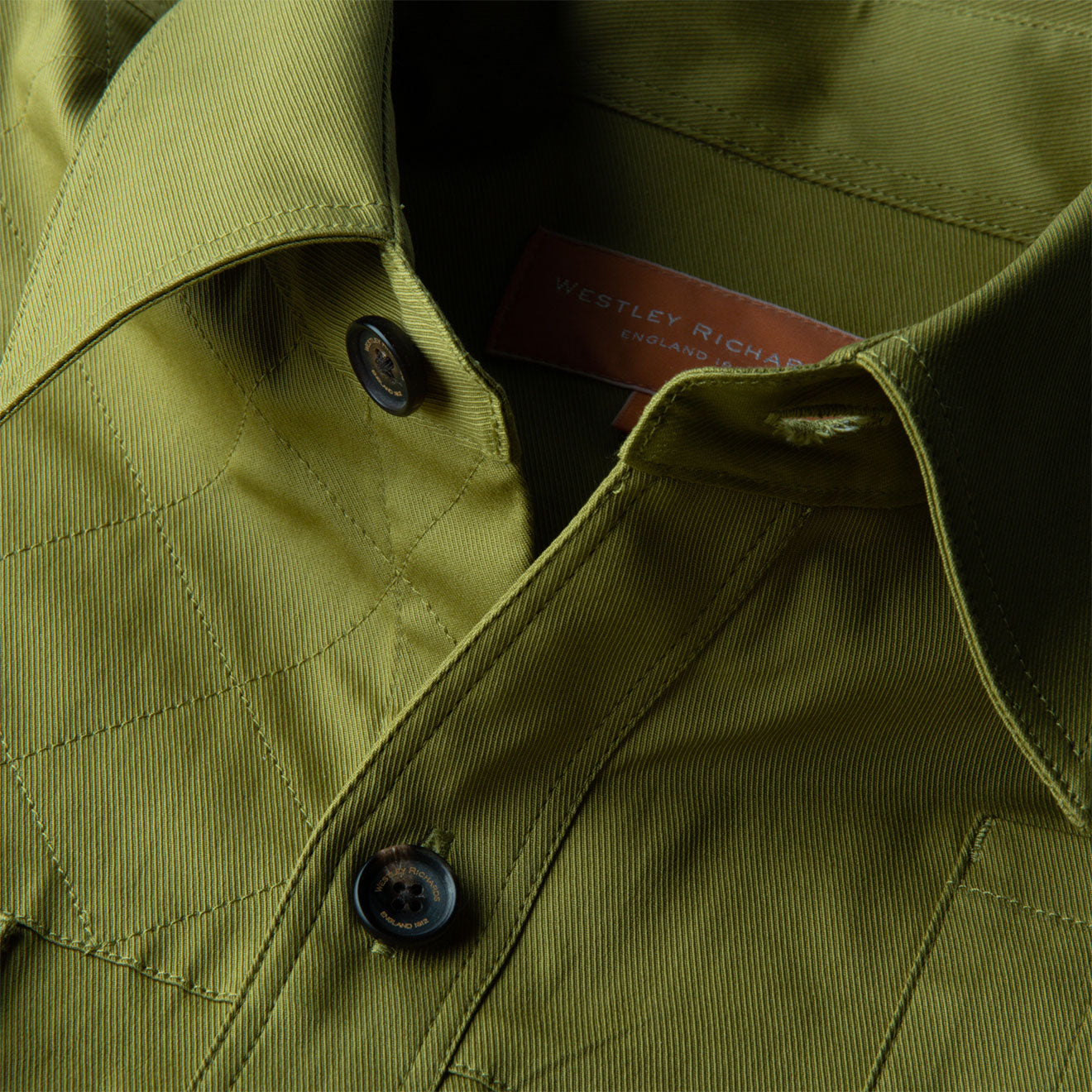 Westley Richards Campaign Shirt Khaki Green - The Sporting Lodge