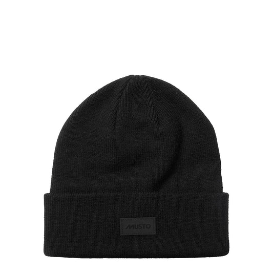 Musto Shaker Cuff Beanie True Black - The Sporting Lodge