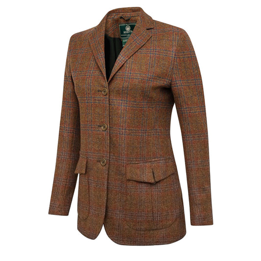 Beretta Womens St James Jacket Brown / Blue Check - The Sporting Lodge