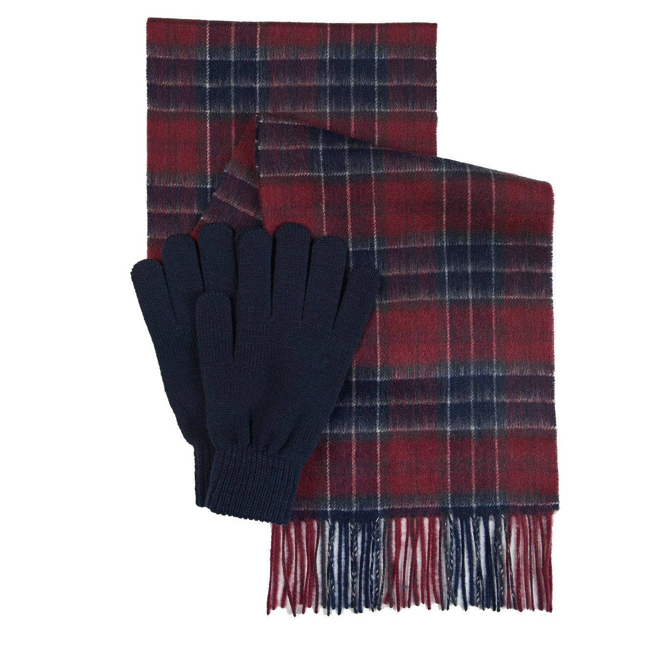 Barbour Tartan Scarf / Gloves Gift Set Cordova - The Sporting Lodge