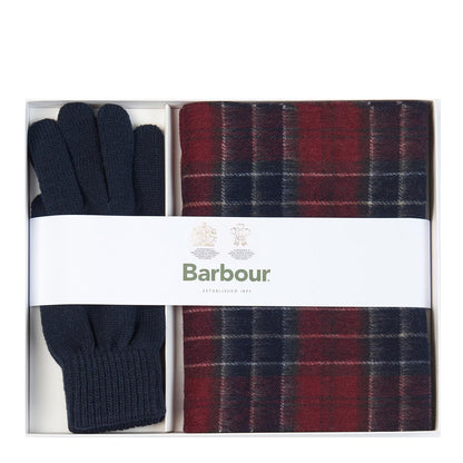 Barbour Tartan Scarf / Gloves Gift Set Cordova - The Sporting Lodge