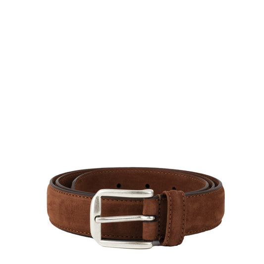 Andersons A0014 Narrow Nubuck Belt Light Brown - The Sporting Lodge