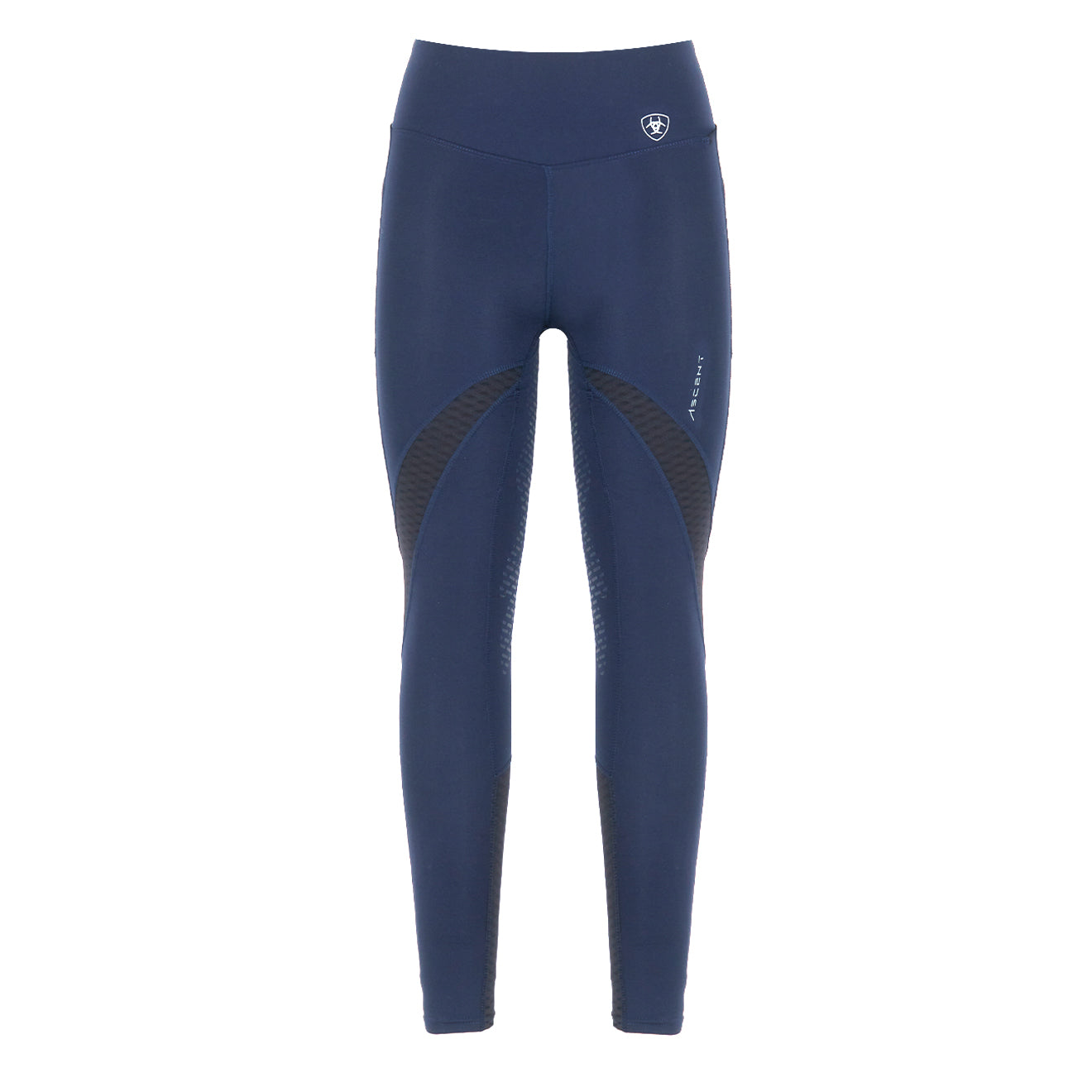 Ariat Womens Ascent Half Grip Tight Navy - The Sporting Lodge