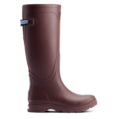 Ariat Womens Kelmarsh Rubber Wellington Boot Maroon - The Sporting Lodge