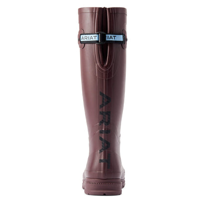 Ariat Womens Kelmarsh Rubber Wellington Boot Maroon - The Sporting Lodge