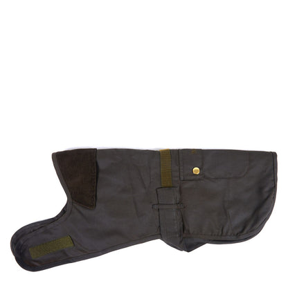 Barbour 2 in 1 Wax Cotton Dog Coat Olive - The Sporting Lodge