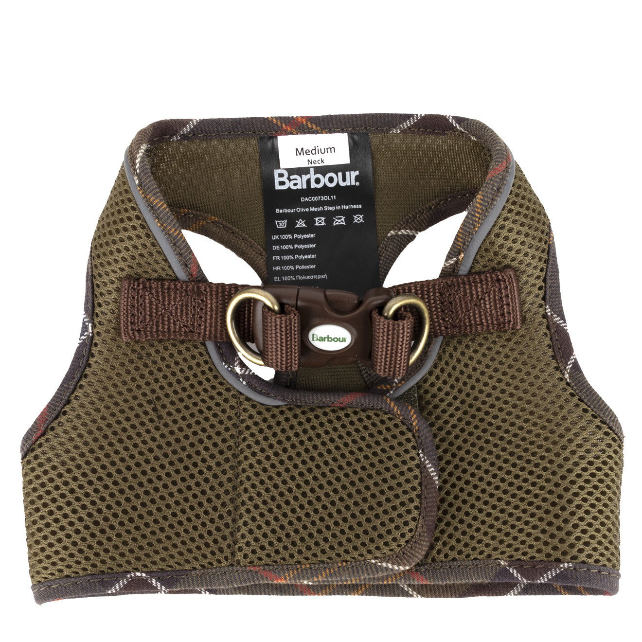 Barbour Mesh Dog Harness Olive - The Sporting Lodge