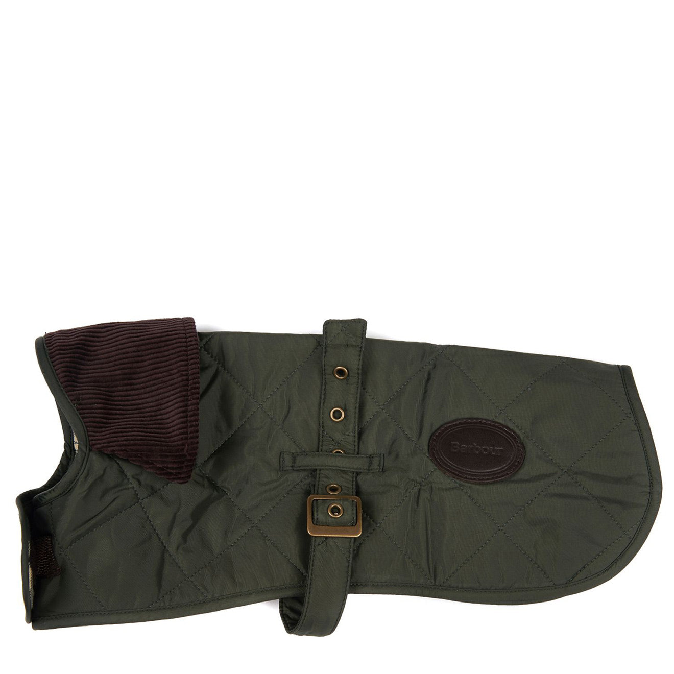 Barbour Quilted Dog Coat Olive - The Sporting Lodge