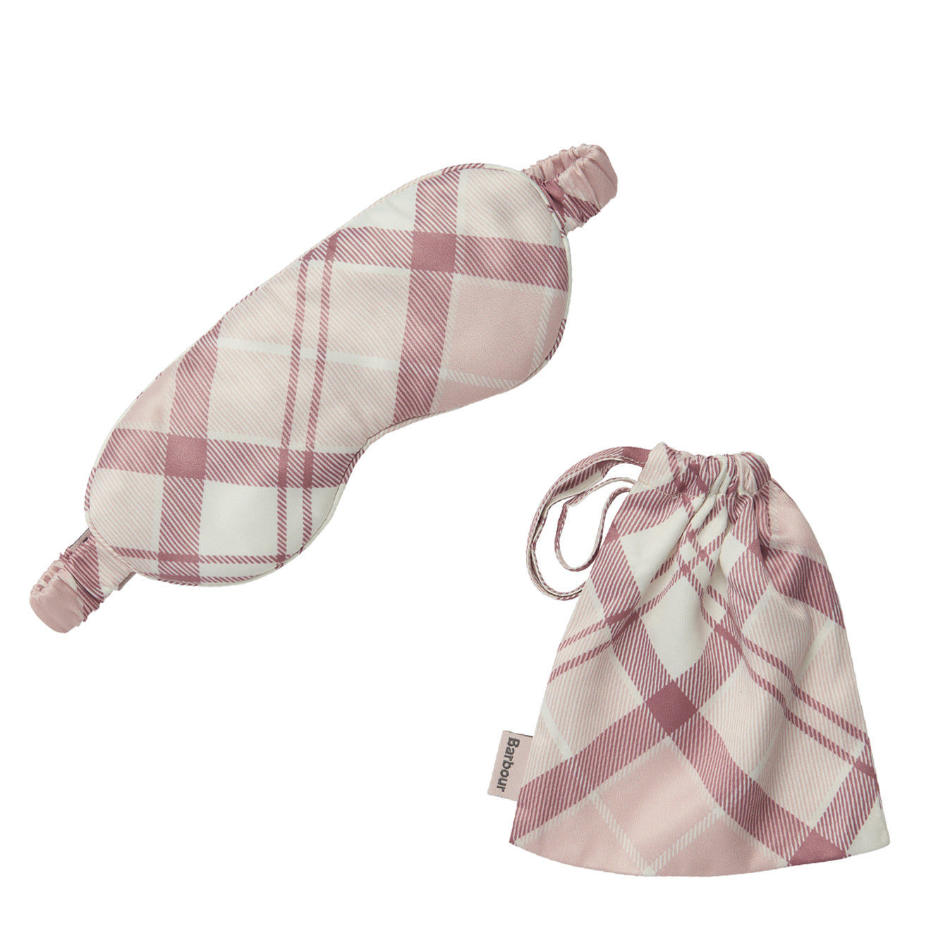 Barbour Tartan Eye Mask Dewberry Tartan - The Sporting Lodge