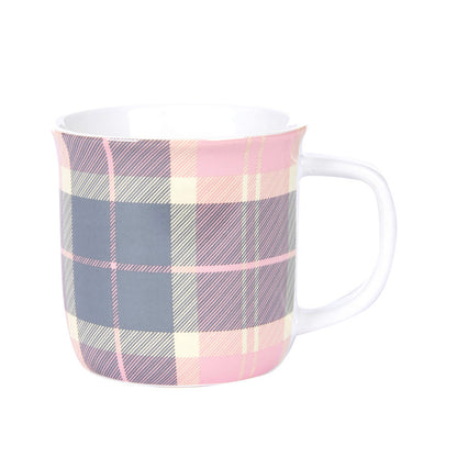 Barbour Tartan Mug Pink / Grey Tartan - The Sporting Lodge