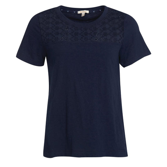 Barbour Womens Barmouth Top Navy - The Sporting Lodge