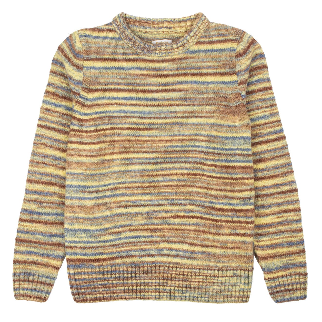 Barbour Womens Burford Knit Yellow Multi - The Sporting Lodge