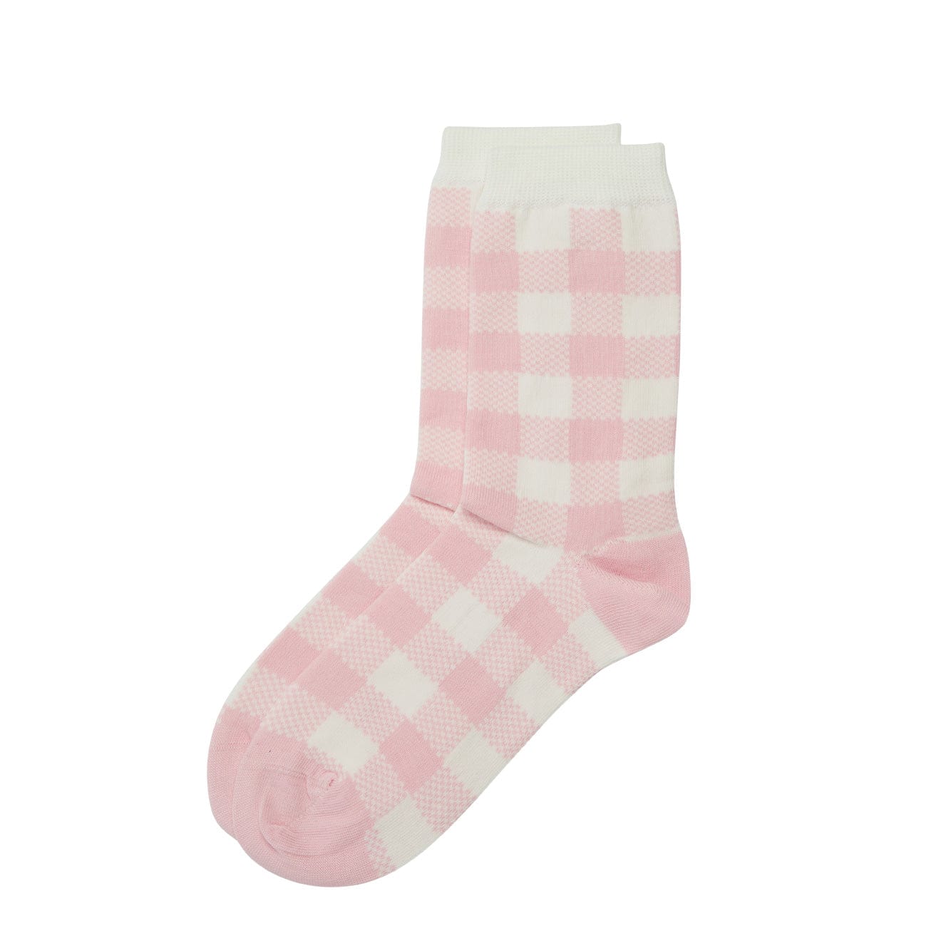 Barbour Womens Gingham Socks Dewberry - The Sporting Lodge