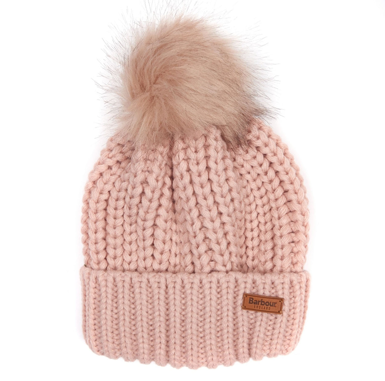 Barbour Womens Saltburn Beanie Pink - The Sporting Lodge